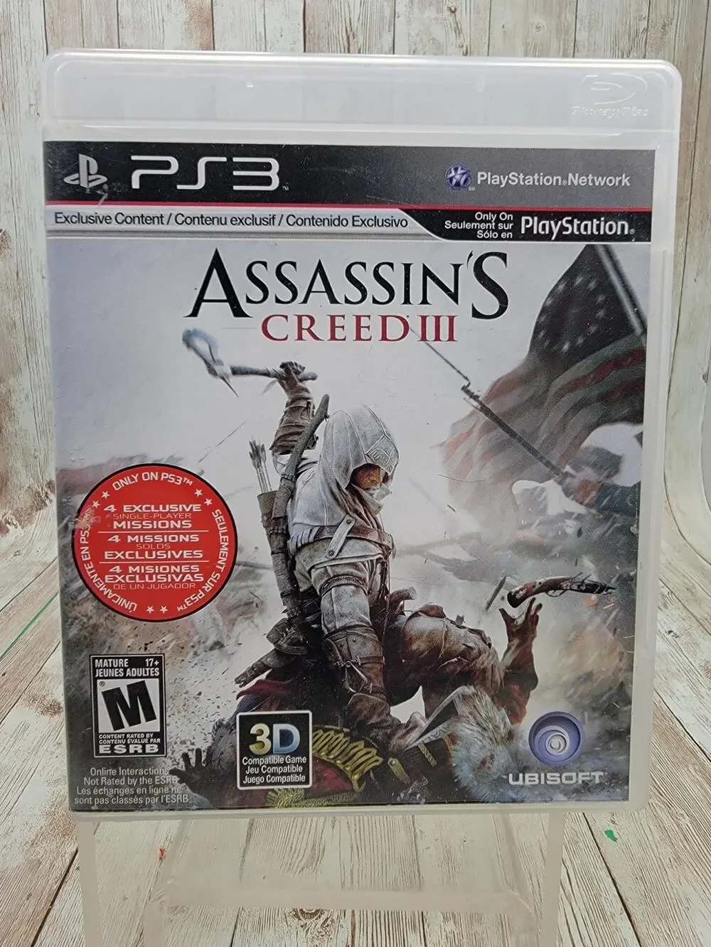 Assassin's Creed III (Sony PlayStation 3, 2012) PS3 CIB w/ Manual